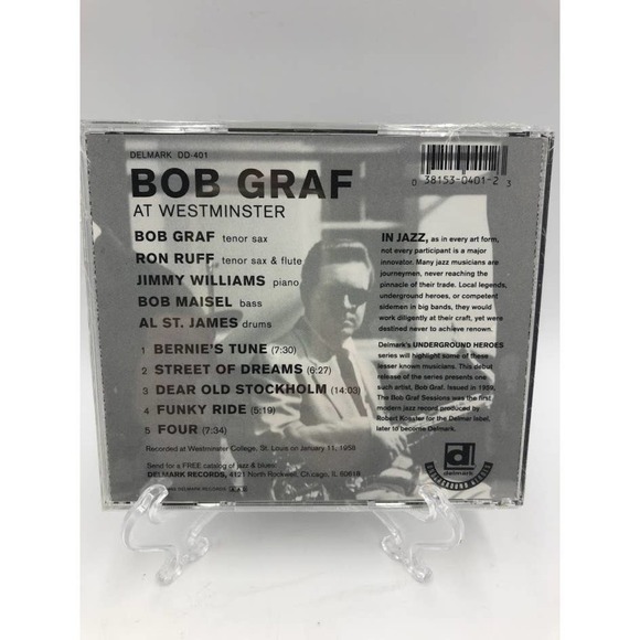 Bob Graf At Westminster CD Jazz Music Tenor Sax - Picture 5 of 11